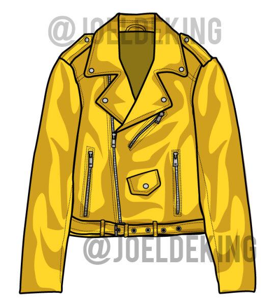 Blouson Perfecto jaune